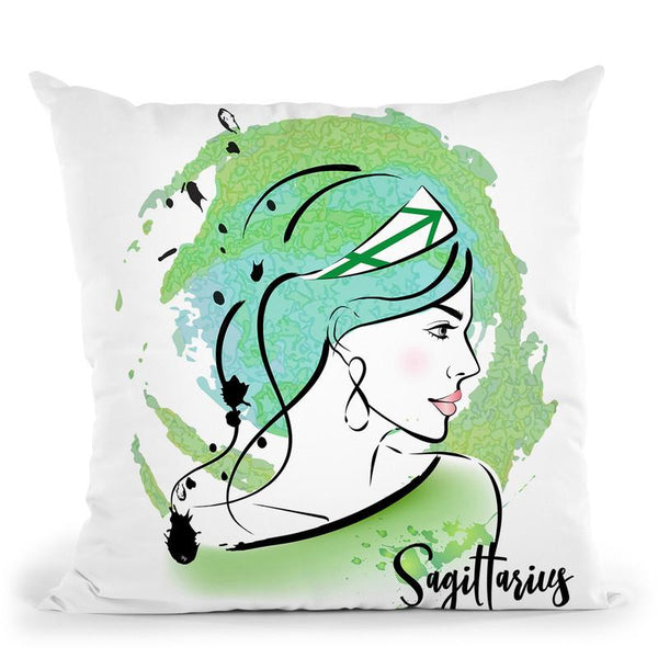 Sagittarius Throw Pillow By Martina Pavlova
