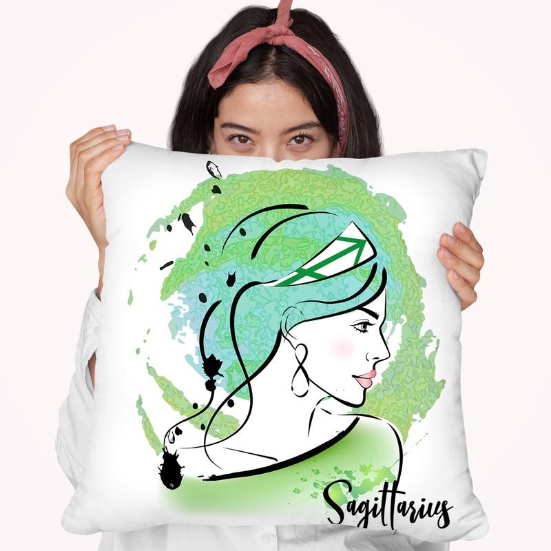 Sagittarius Throw Pillow By Martina Pavlova