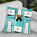 Tiffany Bottles Throw Pillow By Martina Pavlova