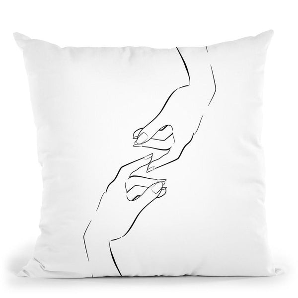 Touch Throw Pillow By Martina Pavlova