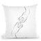 Touch Throw Pillow By Martina Pavlova