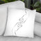 Touch Throw Pillow By Martina Pavlova