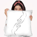 Touch Throw Pillow By Martina Pavlova