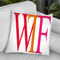Wtf Throw Pillow By Martina Pavlova