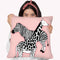 Animal Print Pink Throw Pillow By Martina Pavlova