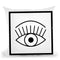 Big Eye Throw Pillow By Martina Pavlova