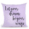 Dreams Throw Pillow By Martina Pavlova