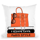 Orange Style Throw Pillow By Martina Pavlova