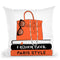 Orange Style Throw Pillow By Martina Pavlova