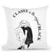 Classy Black Throw Pillow By Martina Pavlova