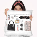 Dior Accessories Throw Pillow By Martina Pavlova
