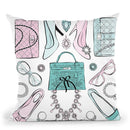 Fashion Accessories Throw Pillow By Martina Pavlova
