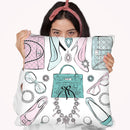 Fashion Accessories Throw Pillow By Martina Pavlova