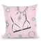 Lingerie Ii Throw Pillow By Martina Pavlova