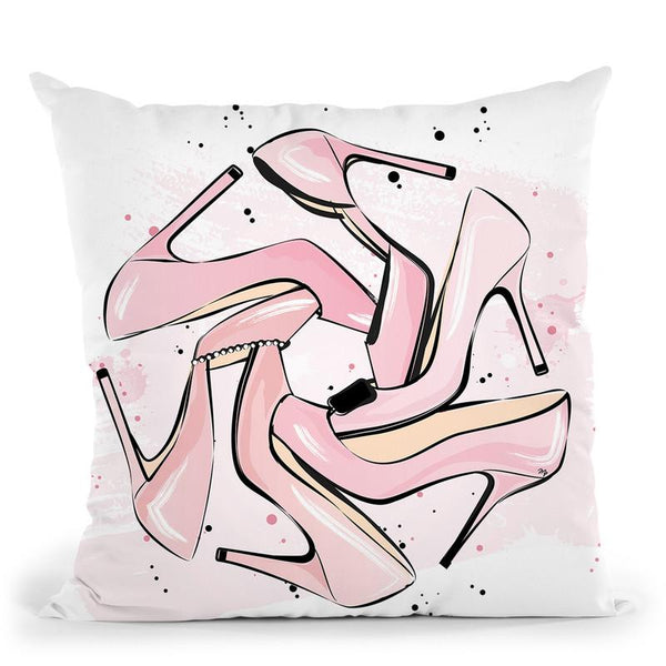 Pinkoes Throw Pillow By Martina Pavlova