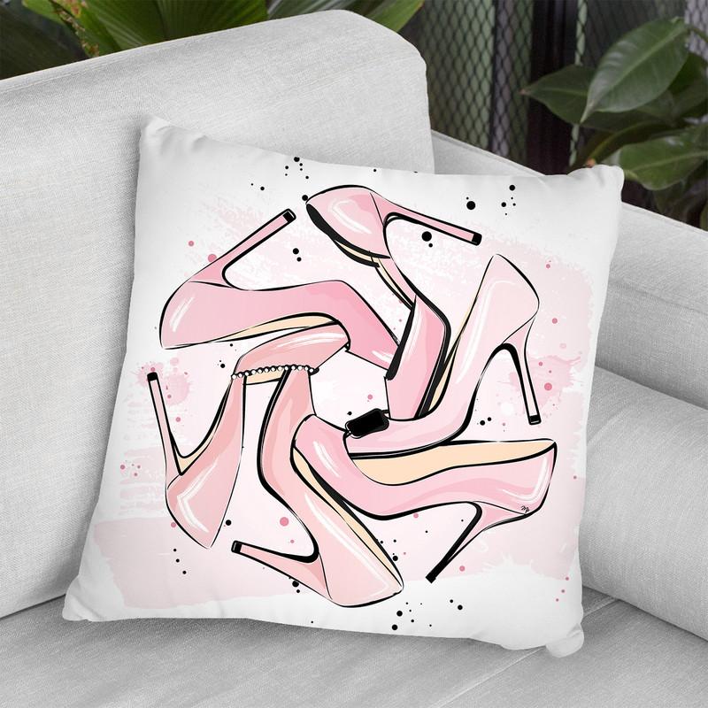 Pinkoes Throw Pillow By Martina Pavlova