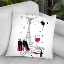 Paris Throw Pillow By Martina Pavlova