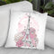 Peony Eiffel Throw Pillow By Martina Pavlova