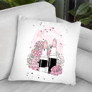 Peony Lisptick Throw Pillow By Martina Pavlova