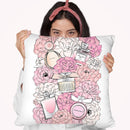 Peony Perfumes Throw Pillow By Martina Pavlova