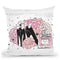 Peony Stilletos Throw Pillow By Martina Pavlova