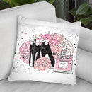 Peony Stilletos Throw Pillow By Martina Pavlova