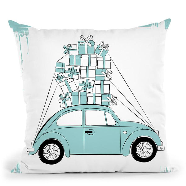 Car Gifts Throw Pillow By Martina Pavlova
