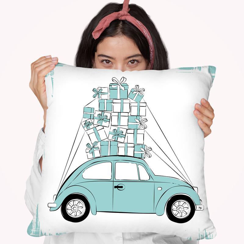 Car Gifts Throw Pillow By Martina Pavlova