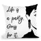 Audrey Quote Throw Pillow By Martina Pavlova