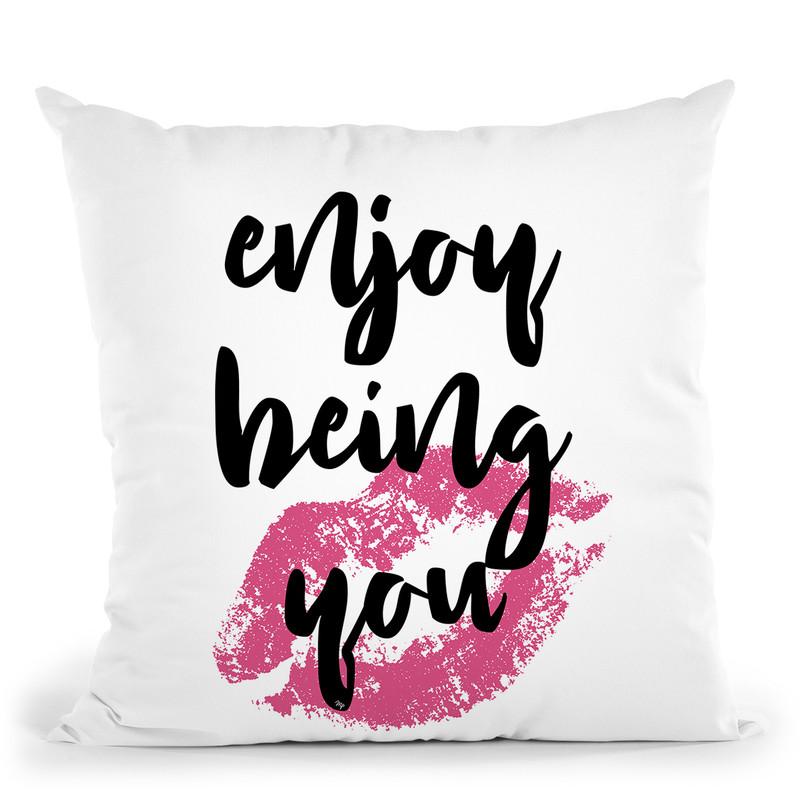 Being You Throw Pillow By Martina Pavlova