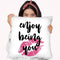 Being You Throw Pillow By Martina Pavlova