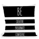 Confident Throw Pillow By Martina Pavlova