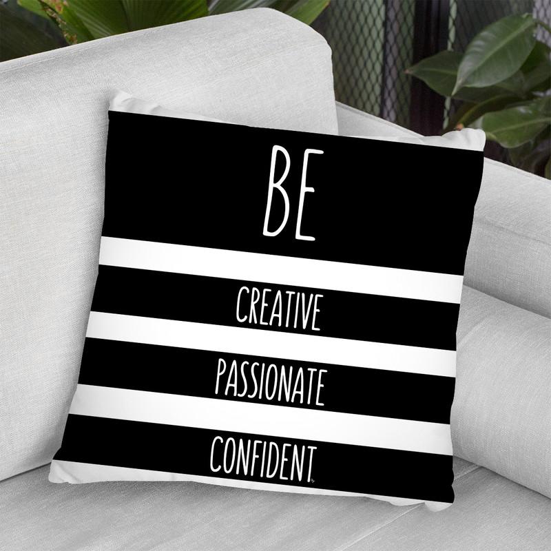 Confident Throw Pillow By Martina Pavlova