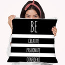 Confident Throw Pillow By Martina Pavlova
