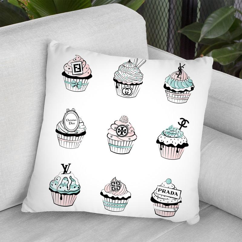 Cupcakes Throw Pillow By Martina Pavlova