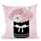Just Because Flowers Throw Pillow By Martina Pavlova