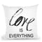 Love Is Everything Throw Pillow By Martina Pavlova