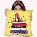 Fashion Books Throw Pillow By Martina Pavlova
