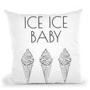 Ice Baby Throw Pillow By Martina Pavlova