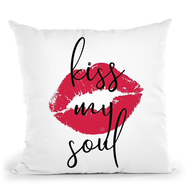Kiss My Soul Throw Pillow By Martina Pavlova