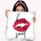 Kiss My Soul Throw Pillow By Martina Pavlova