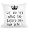 Magic Throw Pillow By Martina Pavlova