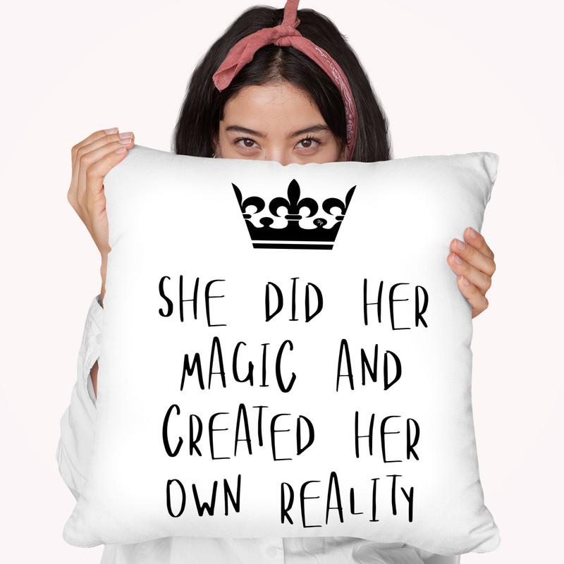 Magic Throw Pillow By Martina Pavlova