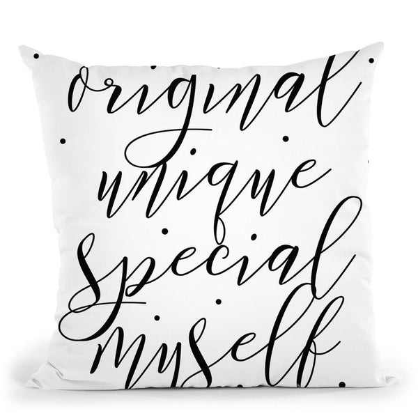 Myself Throw Pillow By Martina Pavlova
