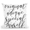 Myself Throw Pillow By Martina Pavlova