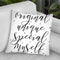 Myself Throw Pillow By Martina Pavlova