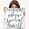Myself Throw Pillow By Martina Pavlova
