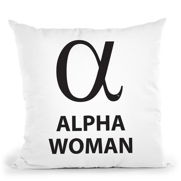 Alpha Woman Throw Pillow By Martina Pavlova