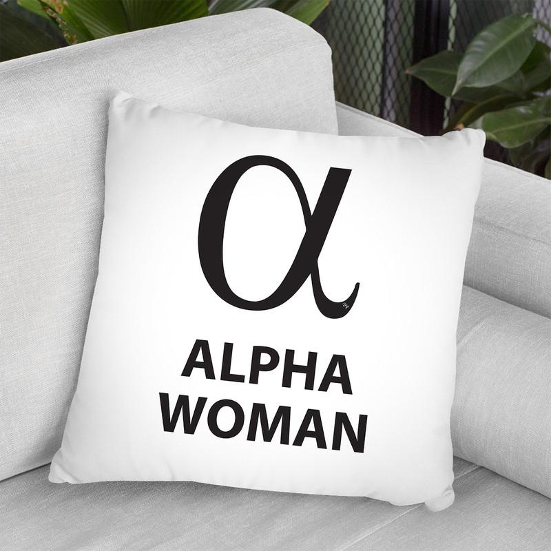 Alpha Woman Throw Pillow By Martina Pavlova