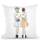 Best Friends Throw Pillow By Martina Pavlova